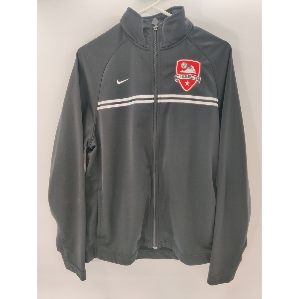 Nike Virginia Legacy Soccer Track Jacket Mens Medium Black Full Zip Warmup